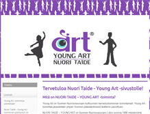 Tablet Screenshot of nuoritaide.fi